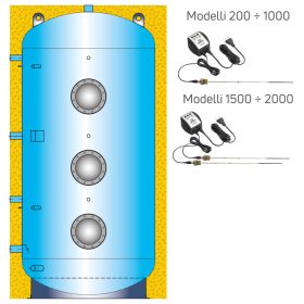   Comfort V 1500 - 3  karimás melegvíztároló (tekercs nélkül)
