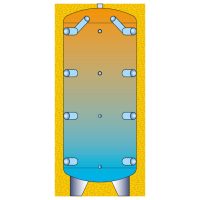 Puffer tartály fűtési víz tárolására (csőtekercs nélkül)